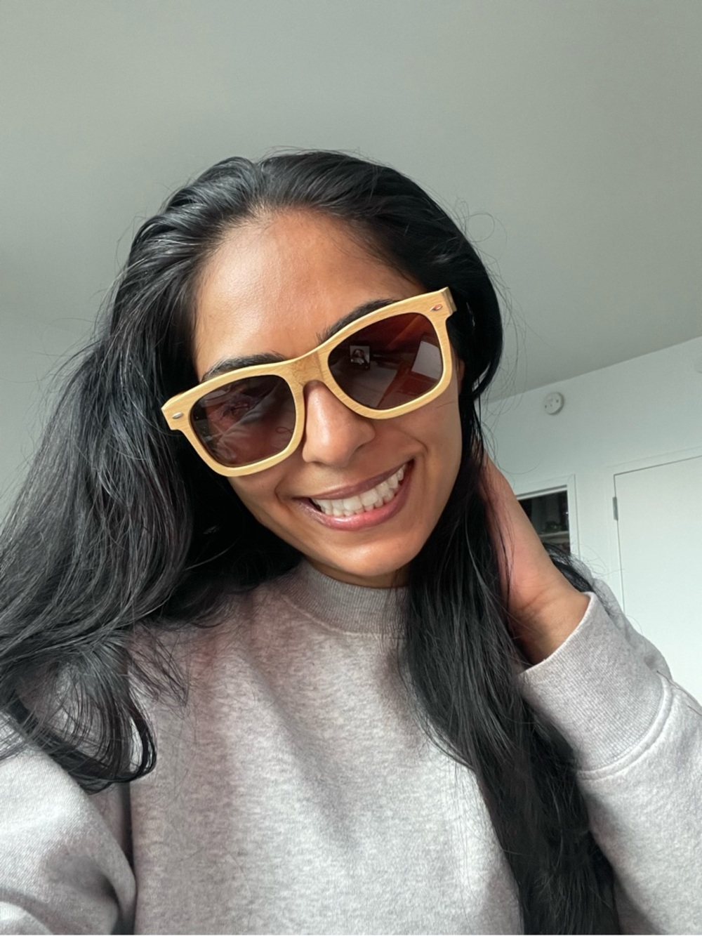 Woodies Sunglasses - Light Wood Frame Brown Lenses